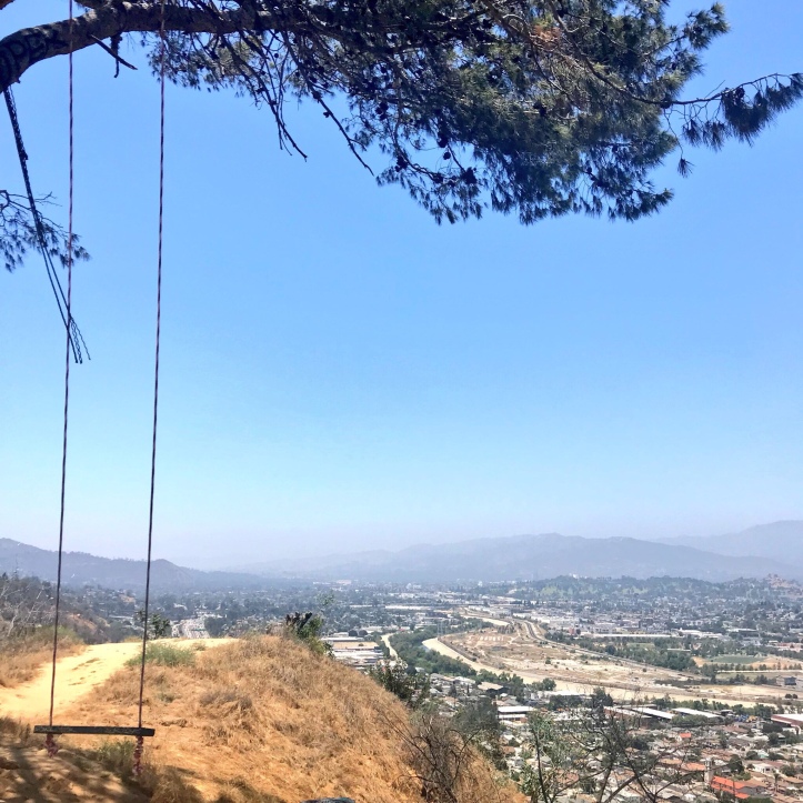 Secret Cliffside Swing in Los Angeles