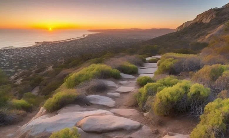 A picture of one of the best hiking trails in San Diego